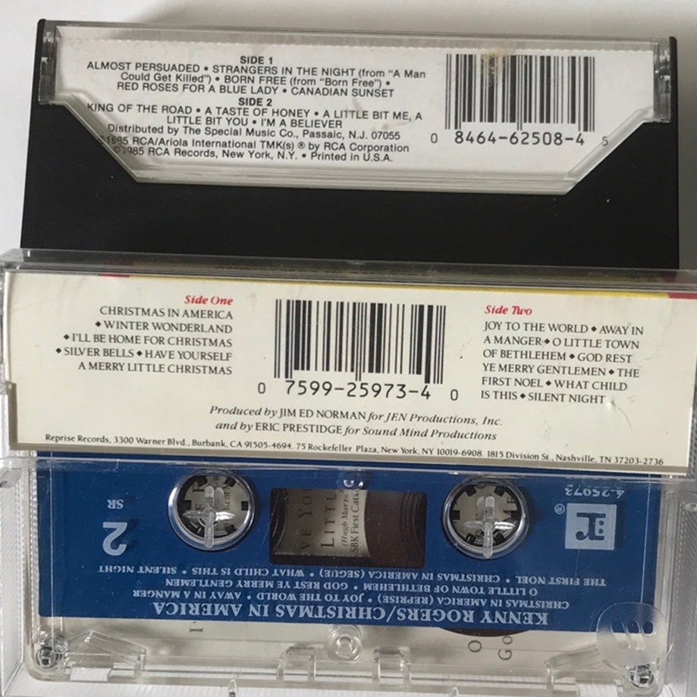 Cassette tapes Kenny Rogers, Oak Ridge Boys, Floyd Cramer, Pennsylvania Opry - Picture 3 of 3